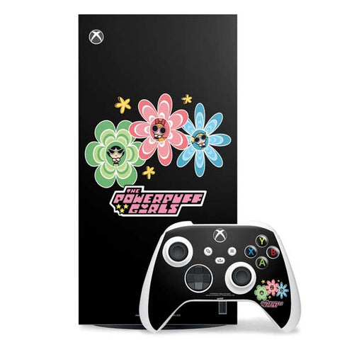 Cartoon Network Powerpuff Girls Flowers Xbox Series X Skins