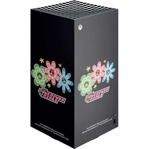 Cartoon Network Powerpuff Girls Flowers XBox Series X Digital Edition Console Skin