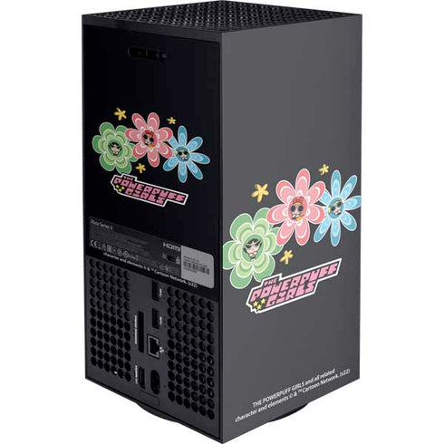 Cartoon Network Powerpuff Girls Flowers XBox Series X Digital Edition Console Skin