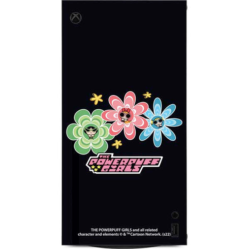 Cartoon Network Powerpuff Girls Flowers XBox Series X Digital Edition Console Skin