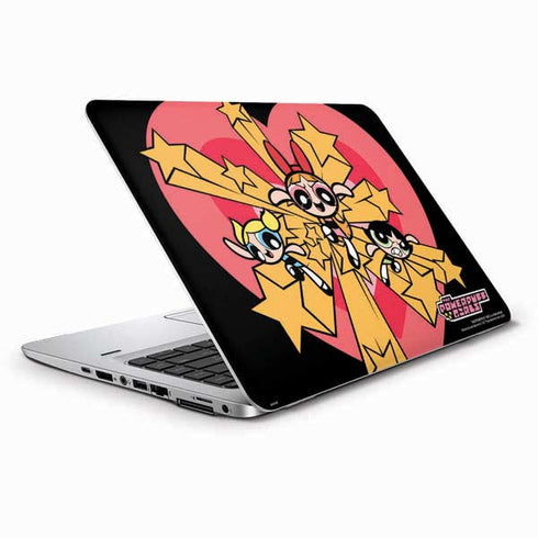 Cartoon Network Powerpuff Girls Gold Stars HP Elitebook Skin