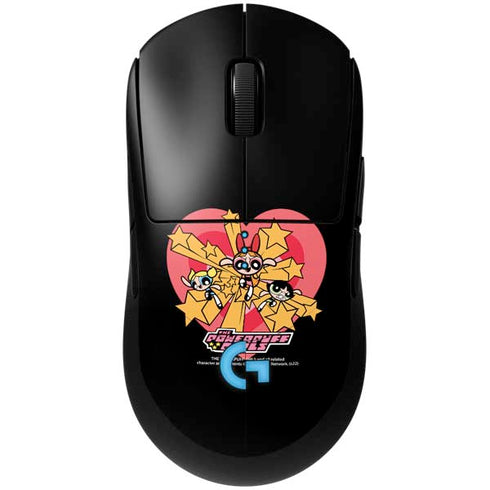 Cartoon Network Powerpuff Girls Gold Stars G Pro Wireless Gaming Mouse Skin