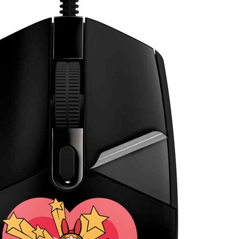 Cartoon Network Powerpuff Girls Gold Stars G203 Prodigy RGB Wired Gaming Mouse Skin