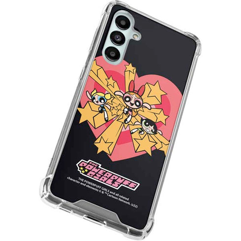 Cartoon Network Powerpuff Girls Gold Stars Galaxy A16 5G Clear Case