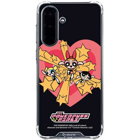 Cartoon Network Powerpuff Girls Gold Stars Galaxy A36 5G Clear Case