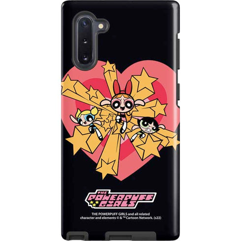 Cartoon Network Powerpuff Girls Gold Stars Galaxy Cases