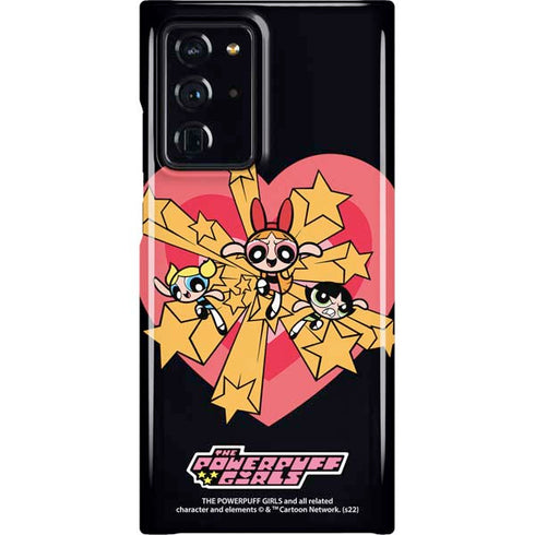 Cartoon Network Powerpuff Girls Gold Stars Galaxy Cases