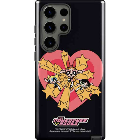 Cartoon Network Powerpuff Girls Gold Stars Galaxy S23 Ultra Pro Case