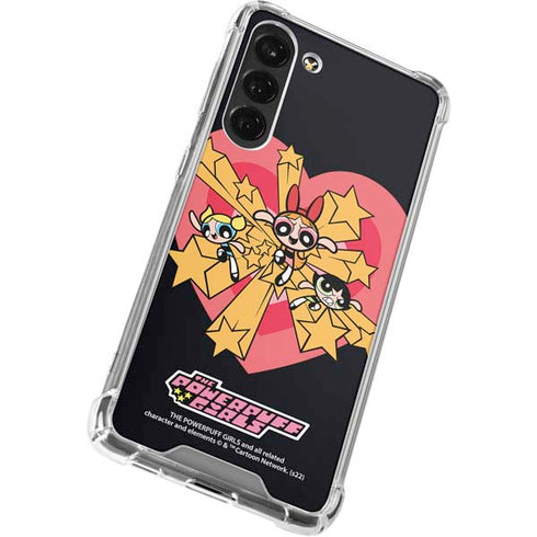 Cartoon Network Powerpuff Girls Gold Stars Galaxy S24 FE Clear Case