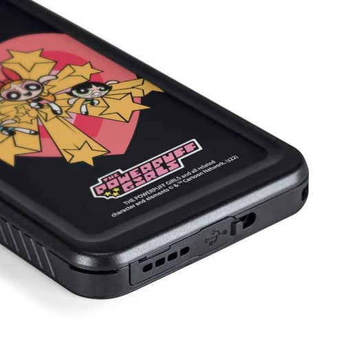 Cartoon Network Powerpuff Girls Gold Stars Galaxy S24 Plus Waterproof Case
