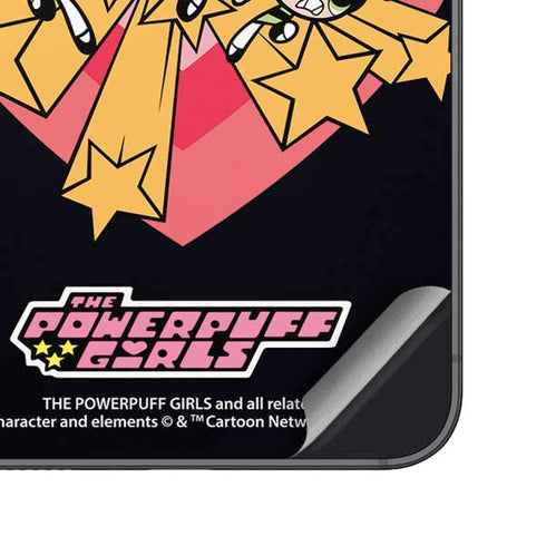 Cartoon Network Powerpuff Girls Gold Stars Galaxy S25 Skin
