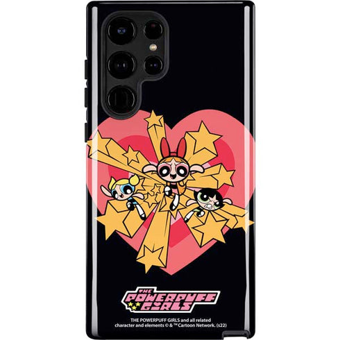 Cartoon Network Powerpuff Girls Gold Stars Galaxy Cases