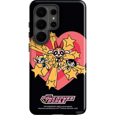 Cartoon Network Powerpuff Girls Gold Stars Galaxy S26 Ultra Impact Case