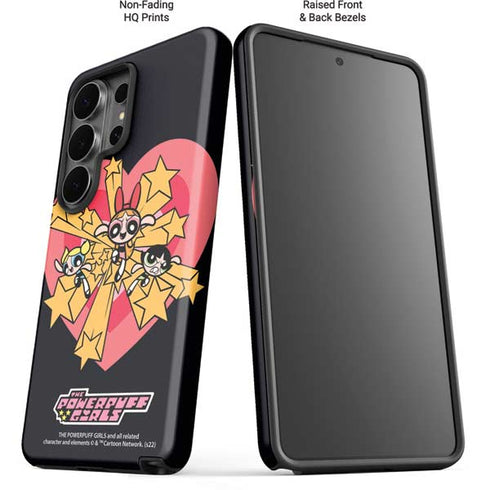 Cartoon Network Powerpuff Girls Gold Stars Galaxy S26 Ultra Impact Case