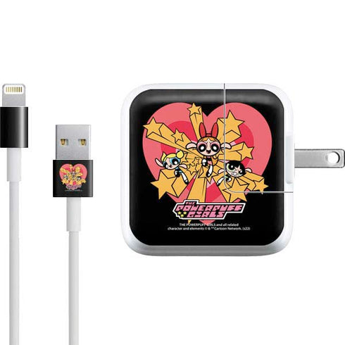 Cartoon Network Powerpuff Girls Gold Stars iPad Charger (10W USB) Skin