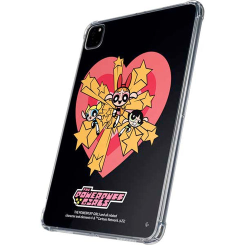 Cartoon Network Powerpuff Girls Gold Stars iPad Pro 11in (2024) Clear Case