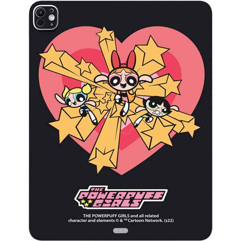 Cartoon Network Powerpuff Girls Gold Stars iPad Pro 13in M4 (2024) Skin