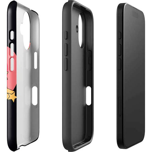 Cartoon Network Powerpuff Girls Gold Stars iPhone 16 Plus Impact Case