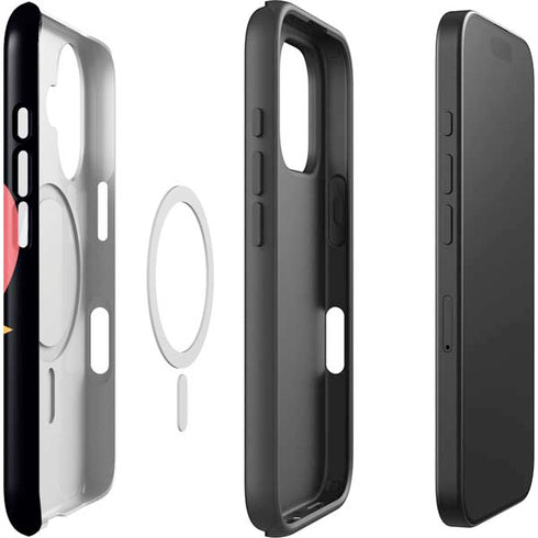 Cartoon Network Powerpuff Girls Gold Stars iPhone 16 Plus Magsafe Impact Case