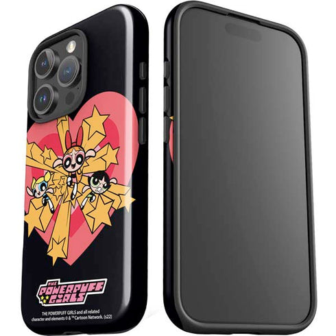Cartoon Network Powerpuff Girls Gold Stars iPhone 16 Pro Impact Case