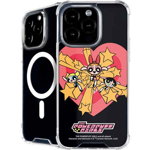 Cartoon Network Powerpuff Girls Gold Stars iPhone 16 Pro Max MagSafe Case