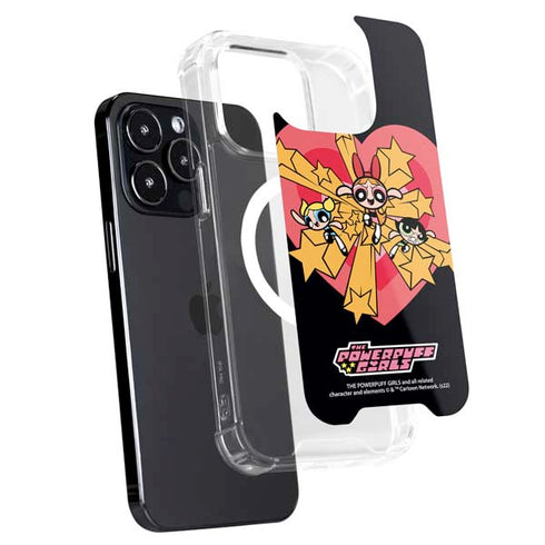 Cartoon Network Powerpuff Girls Gold Stars iPhone 16 Pro Max MagSafe Case