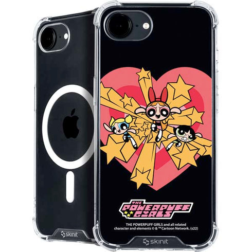 Cartoon Network Powerpuff Girls Gold Stars iPhone 16e MagSafe Case