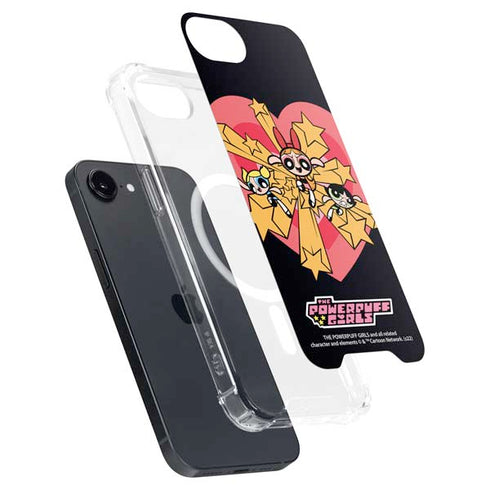 Cartoon Network Powerpuff Girls Gold Stars iPhone 16e MagSafe Case