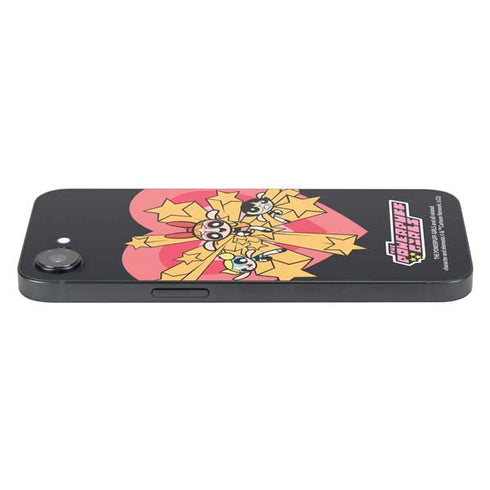 Cartoon Network Powerpuff Girls Gold Stars iPhone 16e Skin