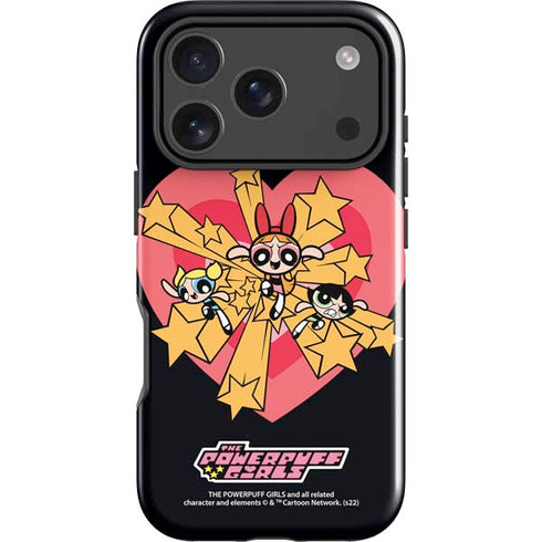 Cartoon Network Powerpuff Girls Gold Stars iPhone 18 Pro Impact Case