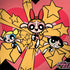 Cartoon Network Powerpuff Girls Gold Stars Dell Latitude Skin