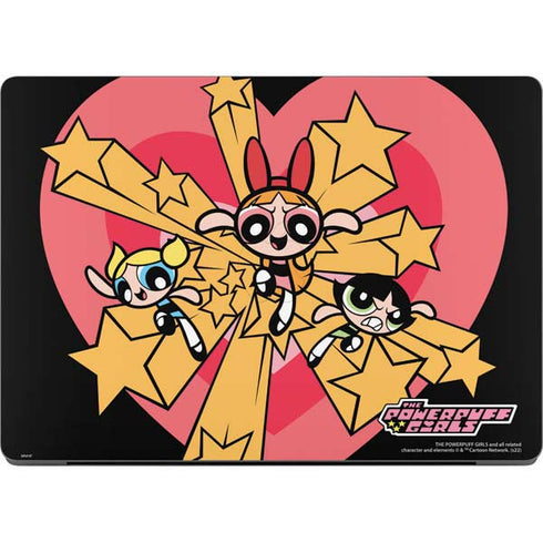 Cartoon Network Powerpuff Girls Gold Stars Apple MacBook Pro 14-inch Skin