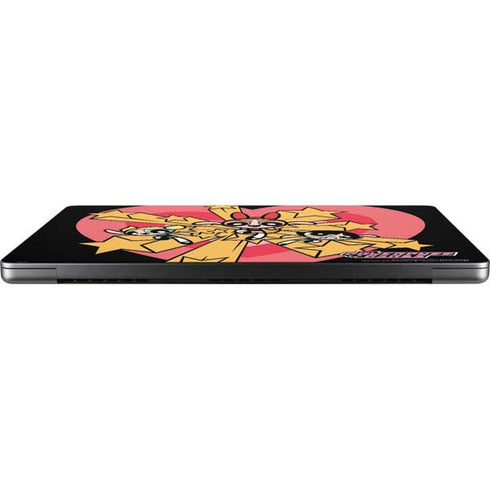 Cartoon Network Powerpuff Girls Gold Stars Apple MacBook Pro 14-inch Skin