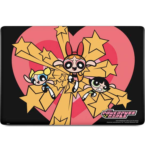 Cartoon Network Powerpuff Girls Gold Stars MacBook Skins