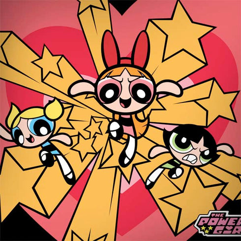 Cartoon Network Powerpuff Girls Gold Stars MacBook Skins