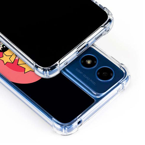 Cartoon Network Powerpuff Girls Gold Stars Moto G Play 4G (2024) Clear Case