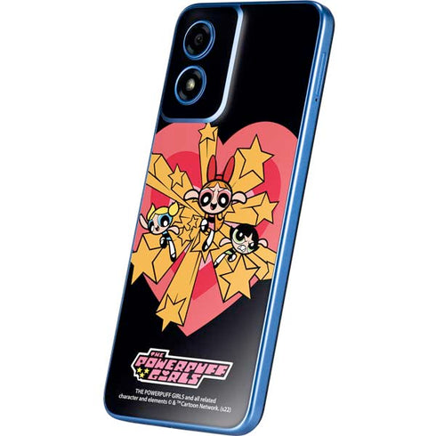 Cartoon Network Powerpuff Girls Gold Stars Moto G Play 4G (2024) Skin