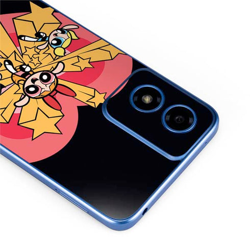 Cartoon Network Powerpuff Girls Gold Stars Moto G Play 4G (2024) Skin