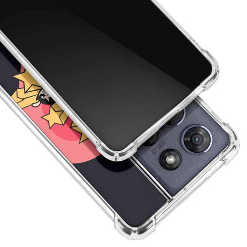 Cartoon Network Powerpuff Girls Gold Stars Moto G Play 5G (2025) Clear Case