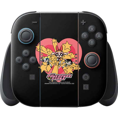 Cartoon Network Powerpuff Girls Gold Stars Nintendo Skins