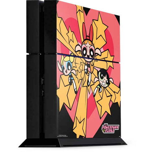 Cartoon Network Powerpuff Girls Gold Stars PlayStation PS4 Skins