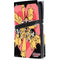 Cartoon Network Powerpuff Girls Gold Stars PS5 Pro Disk Console Skin