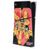 Cartoon Network Powerpuff Girls Gold Stars PS5 Slim Digital Edition Console Skin
