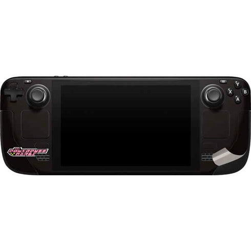 Cartoon Network Powerpuff Girls Gold Stars Steam Deck Handheld Gaming Computer Skin