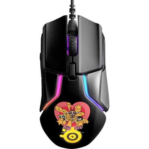 Cartoon Network Powerpuff Girls Gold Stars SteelSeries Rival 600 Gaming Mouse Skin