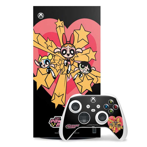 Cartoon Network Powerpuff Girls Gold Stars Xbox Series X Skins