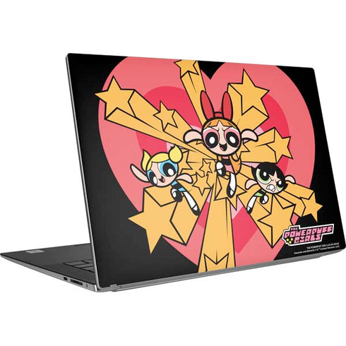 Cartoon Network Powerpuff Girls Gold Stars Dell XPS Skin