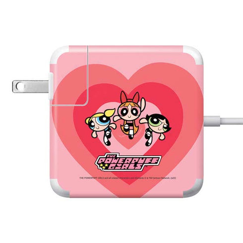 Cartoon Network Powerpuff Girls Hearts 85W Power Adapter (15 and 17 inch MacBook Pro Charger) Skin