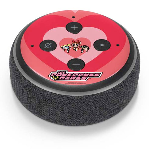 Cartoon Network Powerpuff Girls Hearts Amazon Echo Dot Skin