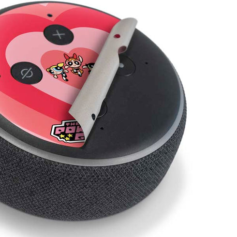 Cartoon Network Powerpuff Girls Hearts Amazon Echo Dot Skin